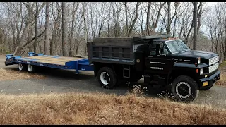 Dump truck paint and new trailer