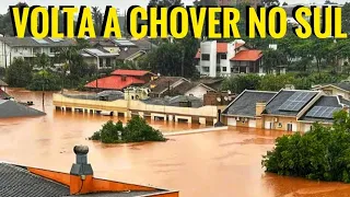 VOLTA CHOVER MUITO NO RIO GRANDE DO SUL! TRABALHOS INTERR0MPIDOS TEMPORARIAMENTE DEVIDO AO MAU TEMPO