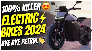 Bye Bye Petrol👋: 5 Electric Bikes Set to Dominate 2024⚡| Upcoming Electric Bikes In India 2024