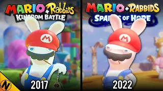 Mario + Rabbids Sparks of Hope vs Kingdom Battle | Direct Comparison