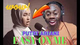 FIRST TIME HEARING | Putri Ariani easy on me - adele Cover (REACTION!!!)