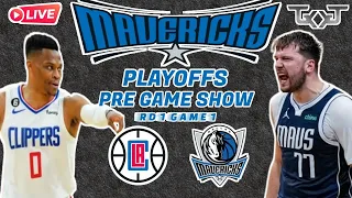 MAVERICKS VS CLIPPERS | GAME 1 | Playoffs Pre Game Show