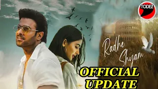 Radhe Shyam Hot Update | Prabhas | Pooja Hegde | Bhagyashree | Radhe Shyam Trailer Update