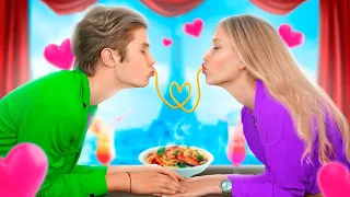 Rich Boyfriend VS Poor Boyfriend in College || My First Valentine’s Day
