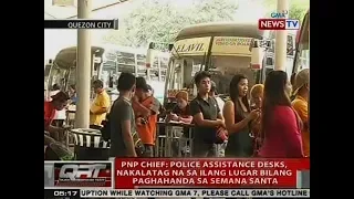 QRT: Seguridad sa Araneta Center Bus Station, mahigpit na para sa pagdagsa ng mga biyahero