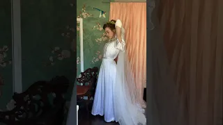 GRWM: Edwardian Wedding Gown 1908