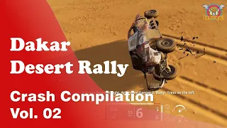 Dakar Desert Rally | Crash Compilation Vol. 02 #car #cargames #crash #crashcompilation