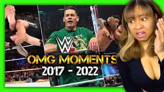 WWE OMG Moments 2017 - 2022 | reaction