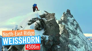 Traverse of the Weisshorn (4'506m) via the North Ridge, Switzerland