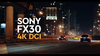 Big City Lights | Sony FX30 S-Log3 Low Light Test DCI 4K 10 Bit 4:2:2 | Firmware Update 2.0