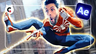 SWING like SPIDER-MAN: POV Style (After Effects Tutorial)