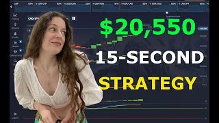 $20,550 with a 15-Second Binary Options Trading Strategy | Pocket option live