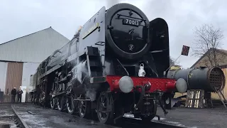 70013 Oliver Cromwell Bids Farewell New Years Eve 2018