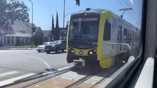 Full Los Angeles Metro K Line Ridethrough from Expo/Crenshaw to Westchester Station.