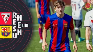 RESUMEN: Atlètic Segre vs FC Barcelona Juvenil B U18 2024