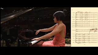 Yuja Wang, Chopin, Concerto n° 2 with score