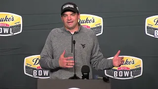 WVU Football Neal Brown Mayo Bowl Postgame | Dec. 27 2023