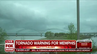 Sirens Wail In Memphis During Tornado Warning