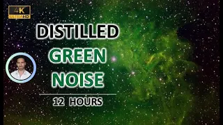 Distilled Green Noise (12 Hours) BLACK SCREEN - Study, Sleep, Tinnitus Relief and Focus