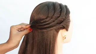 3 antique hairstyle for girls | unique hairstyle | open hair hairstyle | ponytail hairstyle