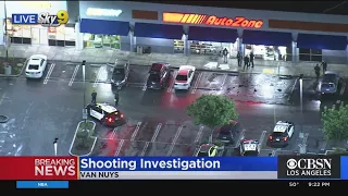 Police Investigate Shooting At Van Nuys AutoZone