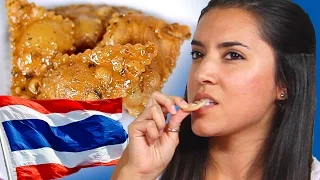 Americans Try Thai Snacks