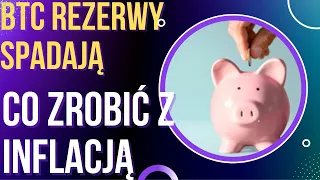 BTC Rezewy zmniejszyly sie...zwykle to rewersal. Inflacja nadal w gorę więc co robić? NEAR event