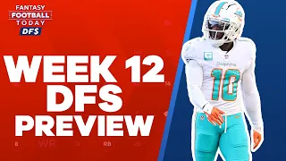 NFL DFS Week 12 Lineups, Picks, Stacks & Ownership | 2022 Fantasy Football Advice