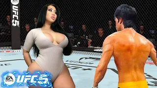 UFC5 Bruce Lee vs Japan Rina EA Sports UFC 5 PS5