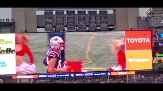 New England Patriots entrance for the preseason opening game v.s Texans on 8/10/23