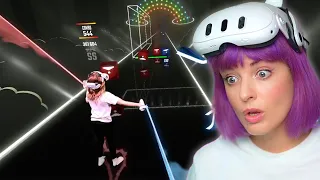 I Challenged an 8 Year Old Girl in Beat Saber