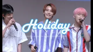 [4K] 180722 팬싸인회 Holiday + 엔딩 멘트 - 정한 focus