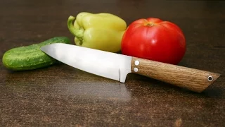 Making a kitchen knife from an old circular saw blade