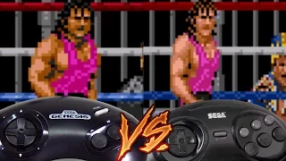 Sega Genesis Vs Sega 32x - WWF Raw