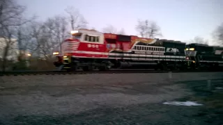 Norfolk Southern SD60E 911 "Honoring First Responders" on NS 144