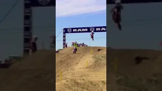 Watch 8 year old Austin send the finish line jump ￼