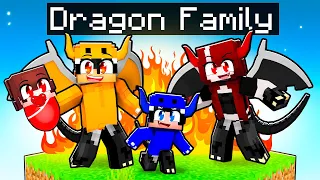 Having A DRAGON FAMILY In Minecraft with LOVING BULLY!