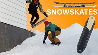 LY Snowskate Montage! Alleys, Streets and Resorts!