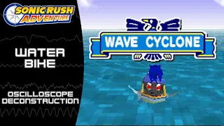 Sonic Rush Adventure (DS) - Water Bike - Oscilloscope Deconstruction