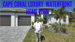 Discover the Pinnacle of Luxury Living The Ultimate Cape Coral Waterfront Luxury Home Tour!