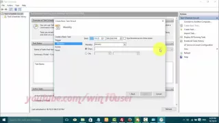 Windows 10 : How to add or create Task Scheduler