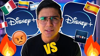 🚨NO ES JUSTO | DIsney Plus LATINOAMÉRICA vs Disney Plus ESPAÑA 🔥 ¡Ellos tienen STAR PLUS INCLUIDO!