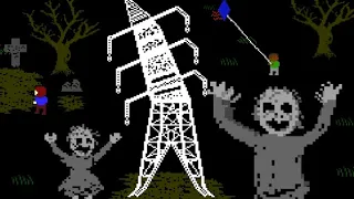 PYLONS - A Freaky MS-DOS Styled Pylon Safety PSA Horror Game That Teaches You The Dangers of Pylons!