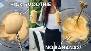 HOW TO MAKE A THICK SMOOTHIE WITHOUT BANANA