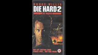 Original VHS Opening and Closing to Die Hard 2 UK VHS Tape