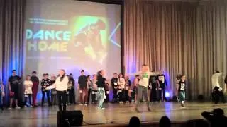 турнир DANCE HOME.Hip hop solo Соина Юля и Литвиненко Вероника