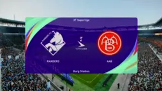 Randers Fc vs AAB Aalborg | PES 21 3F Superliga Live Gameplay