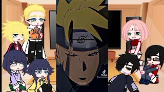 ✅ UCHIHA FAMILY AND UZUMAKI FAMILY / REACT TO NARUTO BORUTO NEXT GENERATION (BORUSARA) ✅💚👇