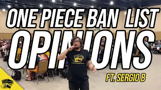 What Do One Piece Players Think About The Ban List?? | ProPlayGames Ft. Sergio B