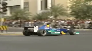 2004 February 19 - Neel Jani demo Sauber C22 on King Faisal highway @ Manama, Bahrain